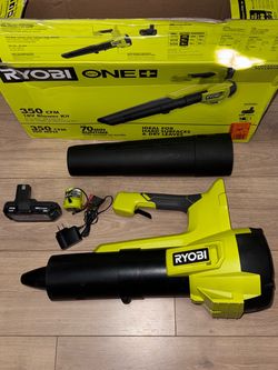 Ryobi ONE+ 18V 100 MPH 350 CFM Cordless Battery Leaf Blower