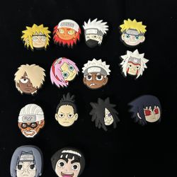 Anime Character Pins Set