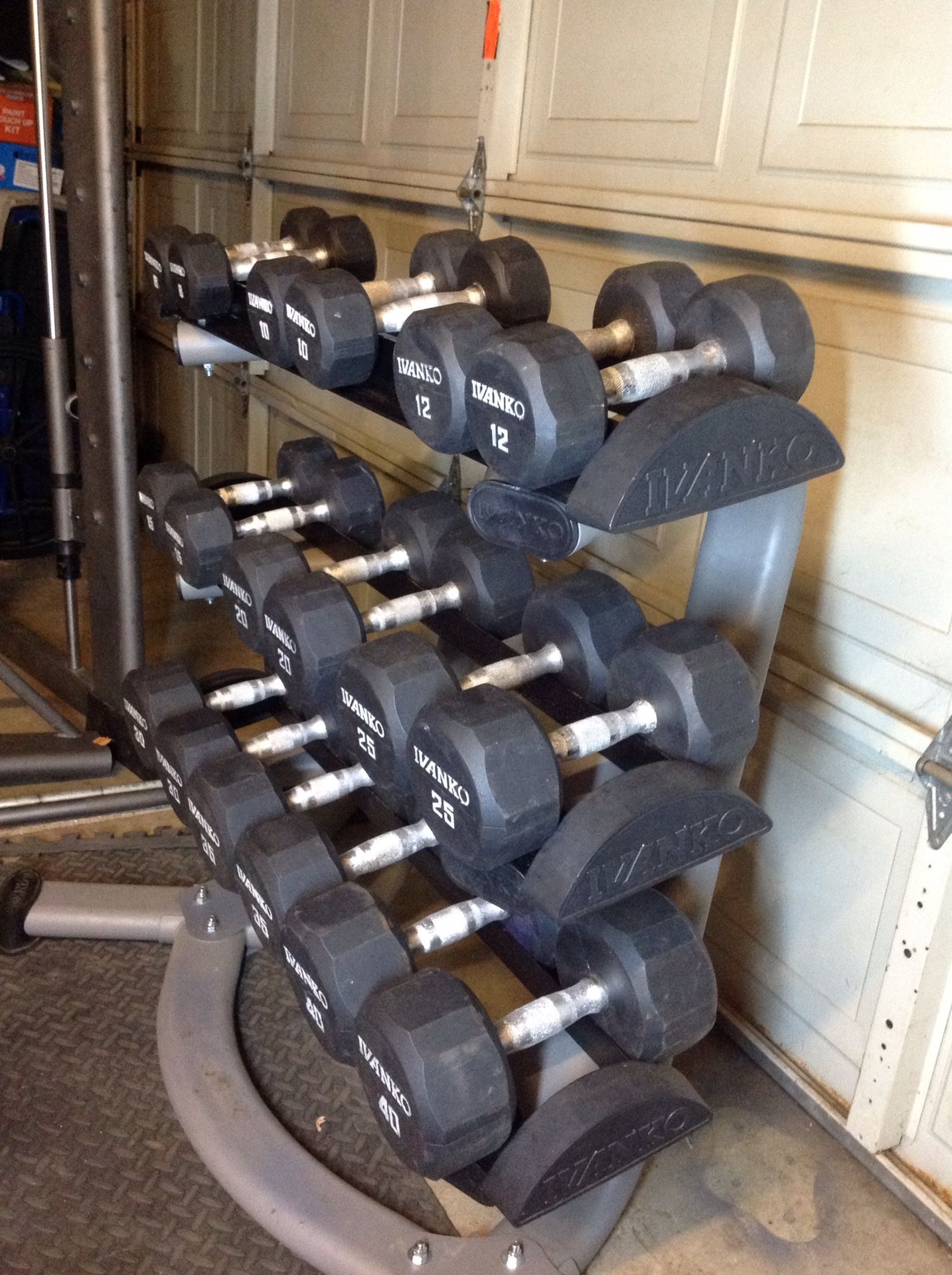 Ivanko dumbbell rack new arrivals