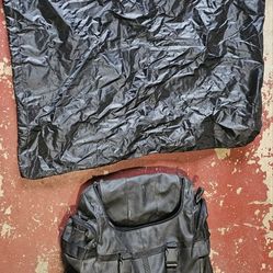 Faux Leather Motorcycle Saddlebag