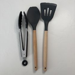 Set Of 3 Silicone Cooking Utensils