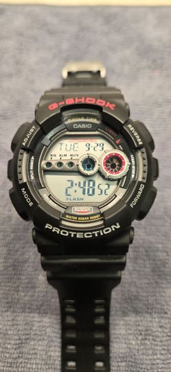 Casio G-Shock GD-120 Black & Red Digital Watch – 200M – Good Condition