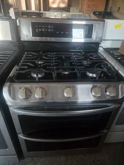 Lg gas range stainless steel convection Doble Oven warranty Financing With Snap If You Qualify