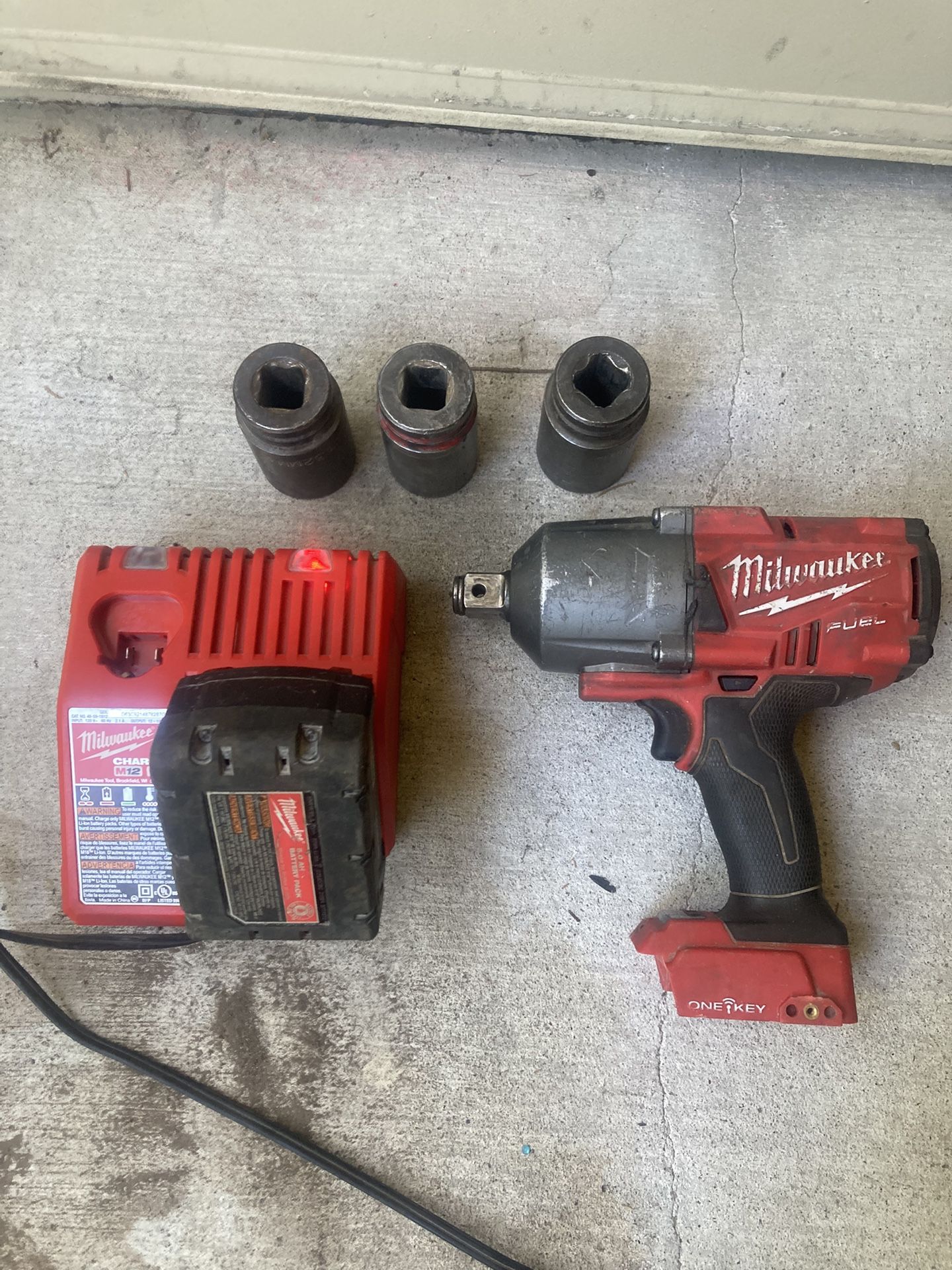 3/4” Millwakee Impact gun.