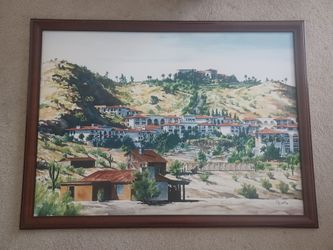 Rare Hilton Pointe Hotel Painting (7th St. and Thunderbird)
