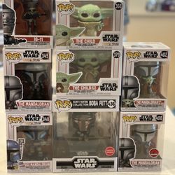 Funko Mandalorian Boba Fett The Child IG-11 Heavy Infantry Lot