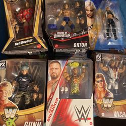 WWE BOX WRESTLING FIGURES