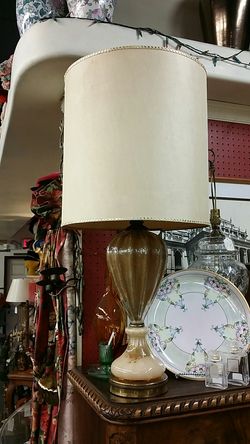 Working vintage mid century Murano glass lamp very hard to find