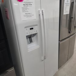 Sale Now $1279 GE Side By Side With Bonus Freezer Shelf