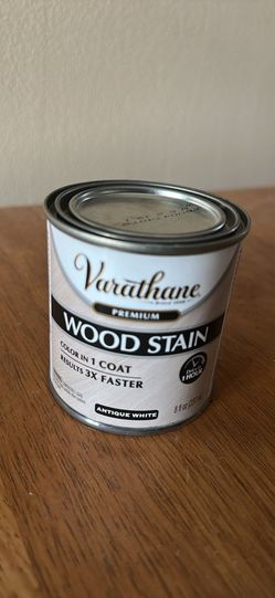 Varathane wood stain premium antique white 8 oz