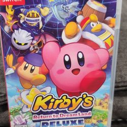 kirby's return to dreamland deluxe Nintendo Switch 