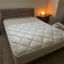 Wood Full-Size Bed Frame 