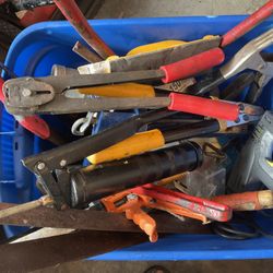 Assorted Hand Tools (Clamps, Squares, Drywall, Concrete, Caulk Guns, Grease Guns And Many More)