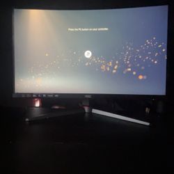 AOC 165 Hz Monitor Gline Gen 2nd Curved Gaming Monitor 