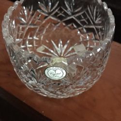 New Vintage Lead Crystal Dish