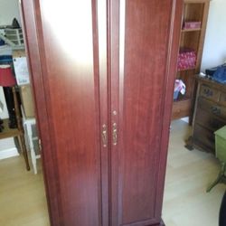 Cherry Computer Desk Cabinet