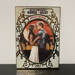 William Shakespeare's Romeo + Juliet Music Edition DVD Movie Leonardo Dicaprio 