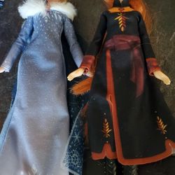 Disney Frozen Elsa And Anna Dolls