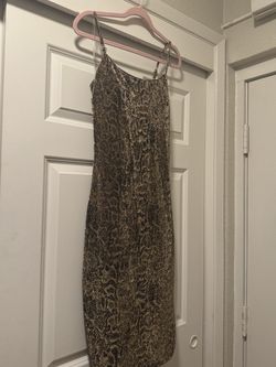 Gold and black dress