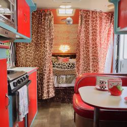 Vintage Style Travel Camper