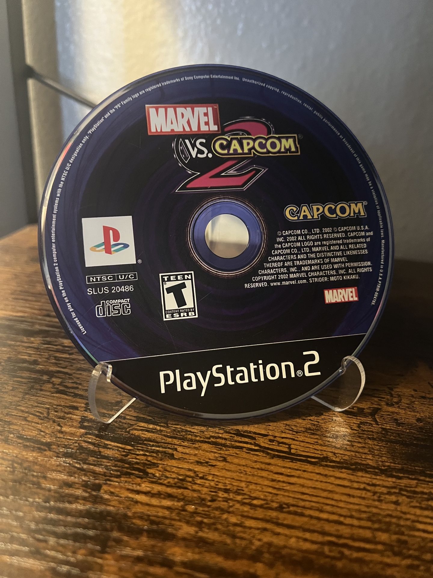Marvel vs Capcom PS2