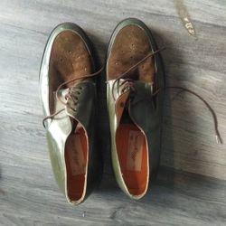 Brand New Mezlams Green And Brown Very Nice And Much Cheaper Than Anywhere Else.Size 8 Us
