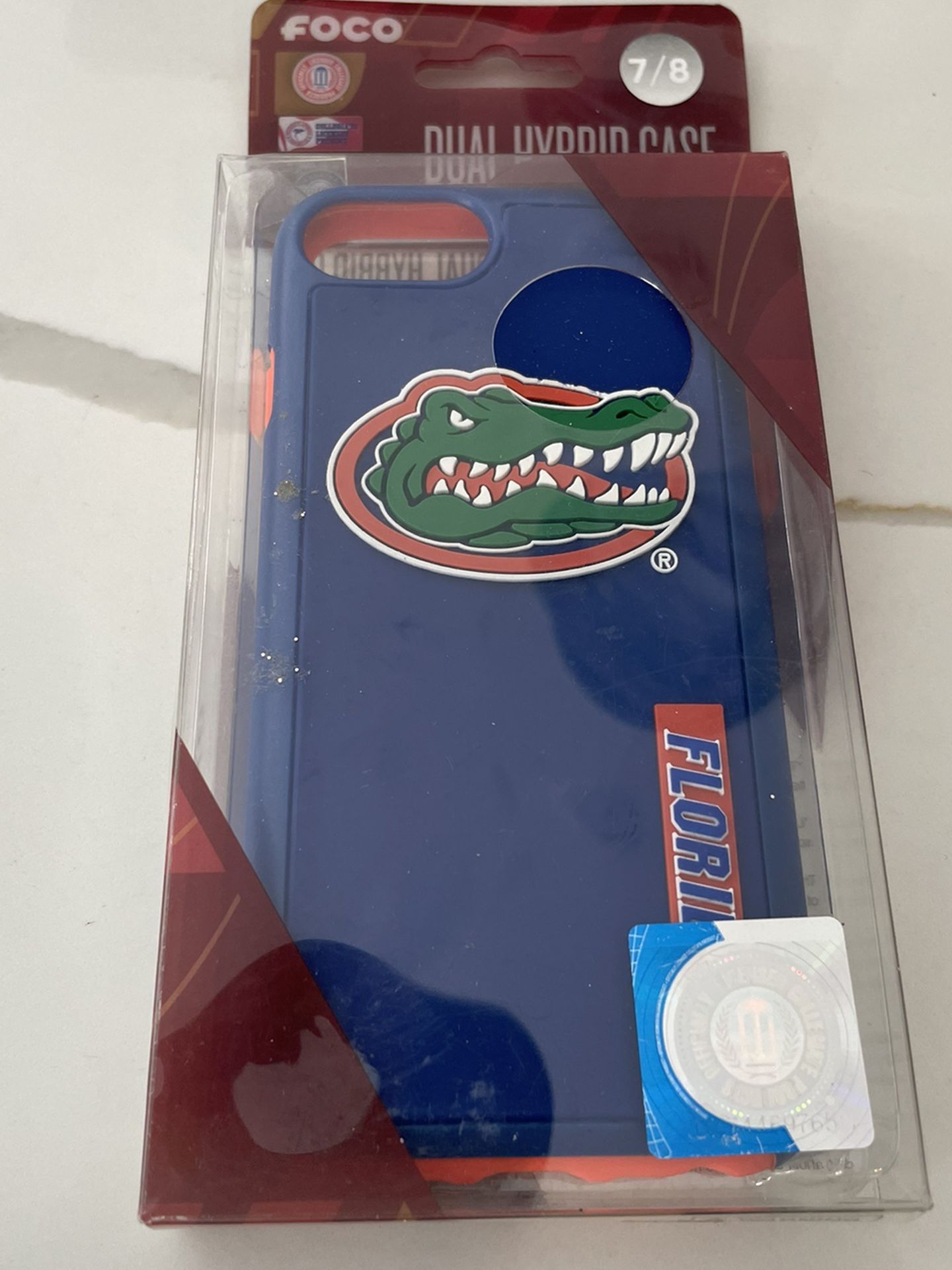 FOCO NCAA Florida Gators Dual Hybrid IPhone 7/8 Case