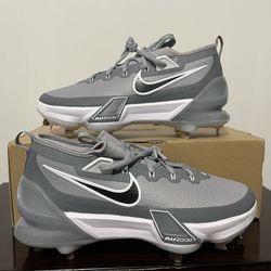 Nike Force Zoom Trout 9 Elite Mens Size 8.5 Gray Baseball Cleats FB2906-002