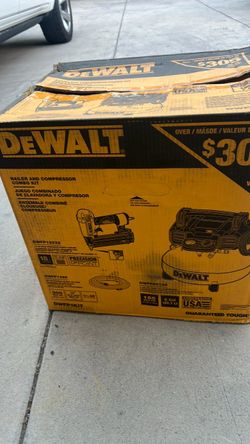 DEWALT Nailer and Compressor Combo Kit