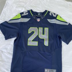 Marshawn Lynch Seattle Seahawks Nike Jersey#24 Size L