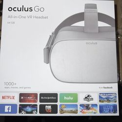 Oculus Go All in One Virtual Reality VR Headset 64GB From Facebook. To Play Games, Watch Movies, Videos Etc.