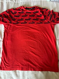 PUMA Men’s Red Graphic T-Shirt Size L