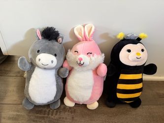 9in Hug Mees Set of 3 Squishmallows from Mystery Egg