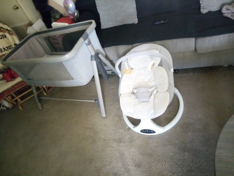 Monbebe Bassinet And Travel Nest Stroller Bundle