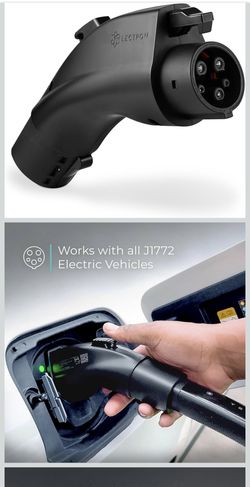 Lectron Tesla to J1772 EV Charging Adapter - NACS Converter, 48 Amp & 250V, Compatible with Tesla High Powered Connectors, Destination Chargers & Mobi