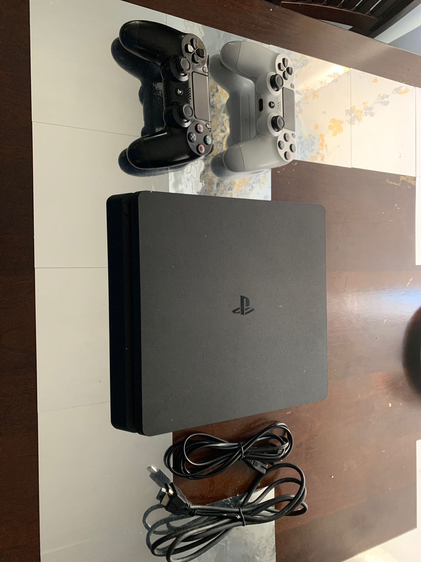 PS4 Slim with 2 controllers