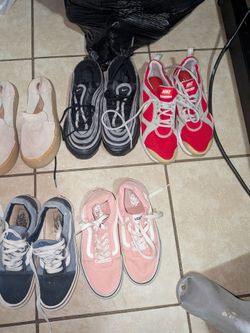 Mixed Lot of Used Sneakers – Nike & Vans