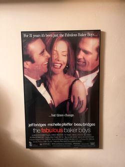 The fabulous baker boys framed movie poster