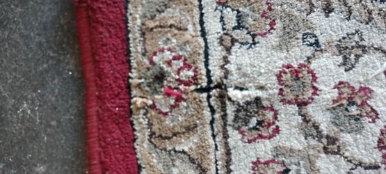 5x7 area rug practically new