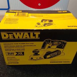 Dewalt New Planer XR Brushless 