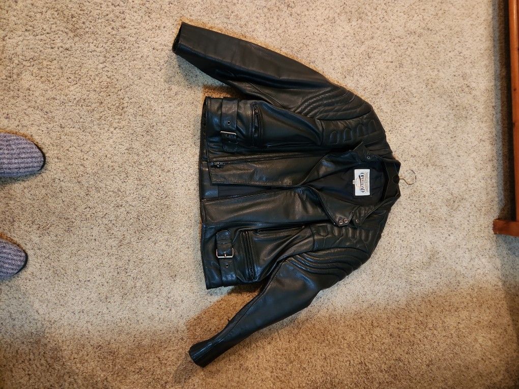 Mens Riding Leather Jacket