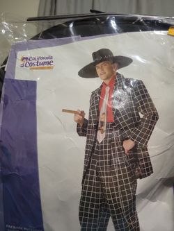 Xl Zoot Zuit Gangster Costume For Men