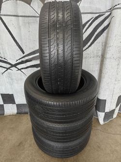 255/55r18 Yokohama Geolander G055 Blue Earth All Season Tires
