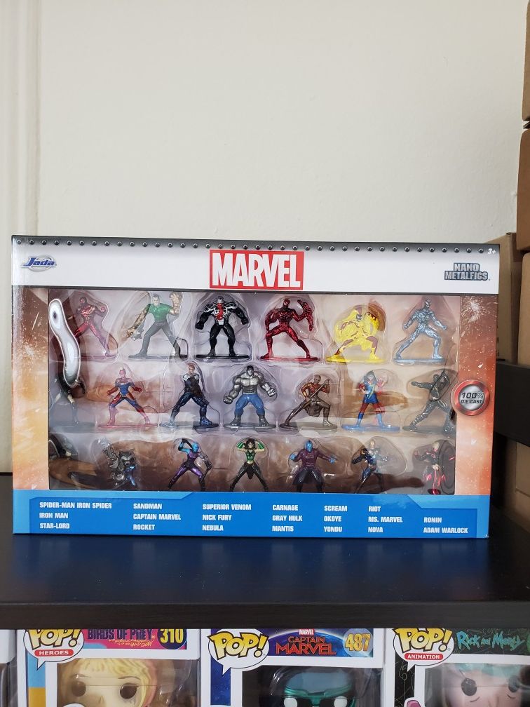 Jada set of 20 Nano Metalfigs Marvel Universe (New)