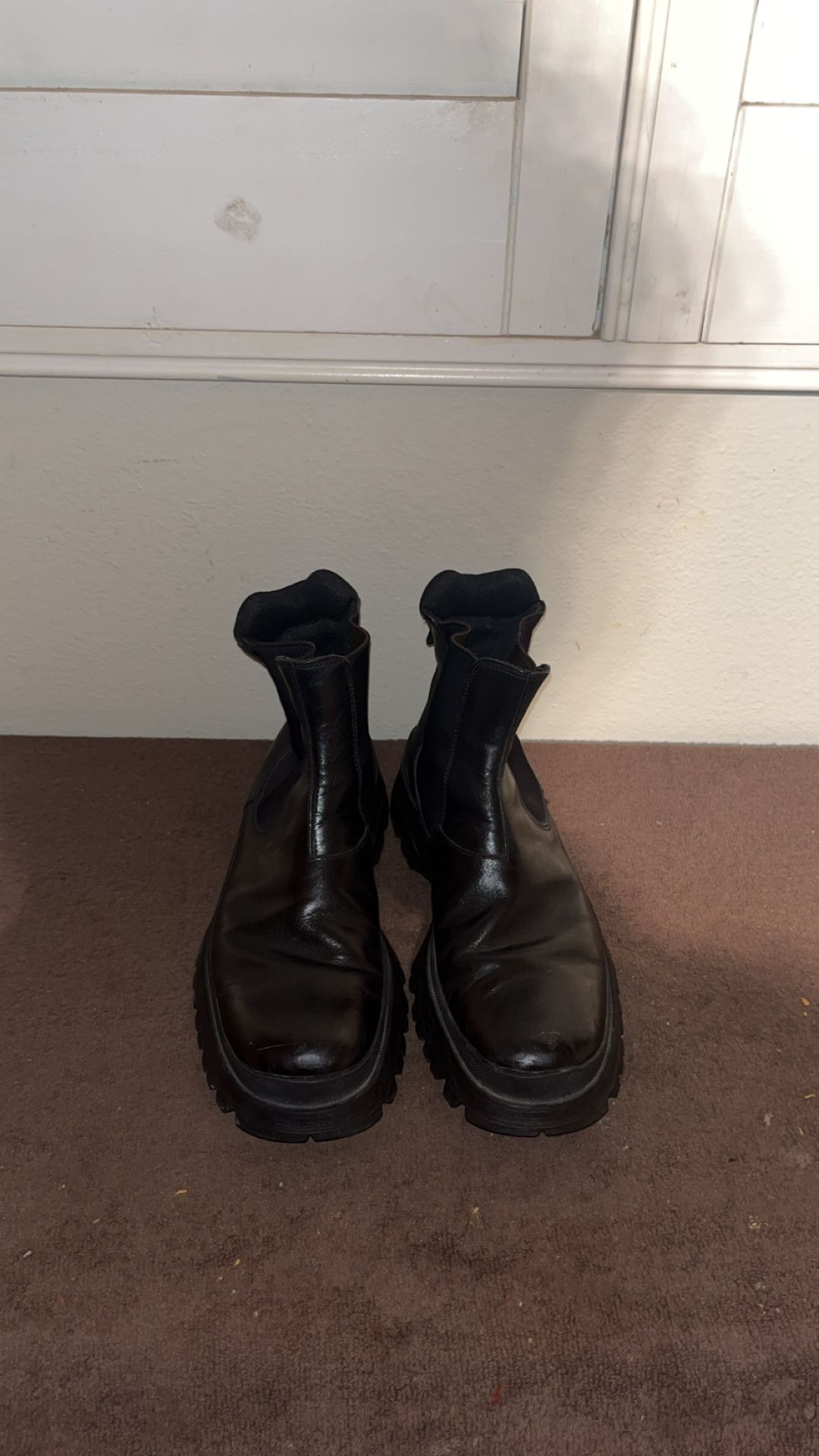 BLACK PRADA boots