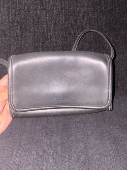 Coach Martini black leather Flap shoulder bag