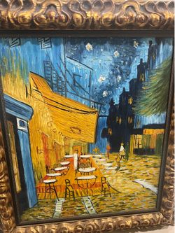 20x25 Van Gogh hand painted Cafe Terrace at Night