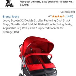Joovy Double Stroller 