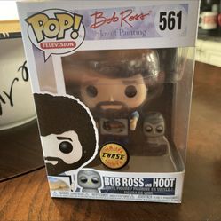Funko Chase Bob Ross W Hoot Owl New