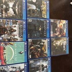 PS4 Games Opened 2 Unopened 